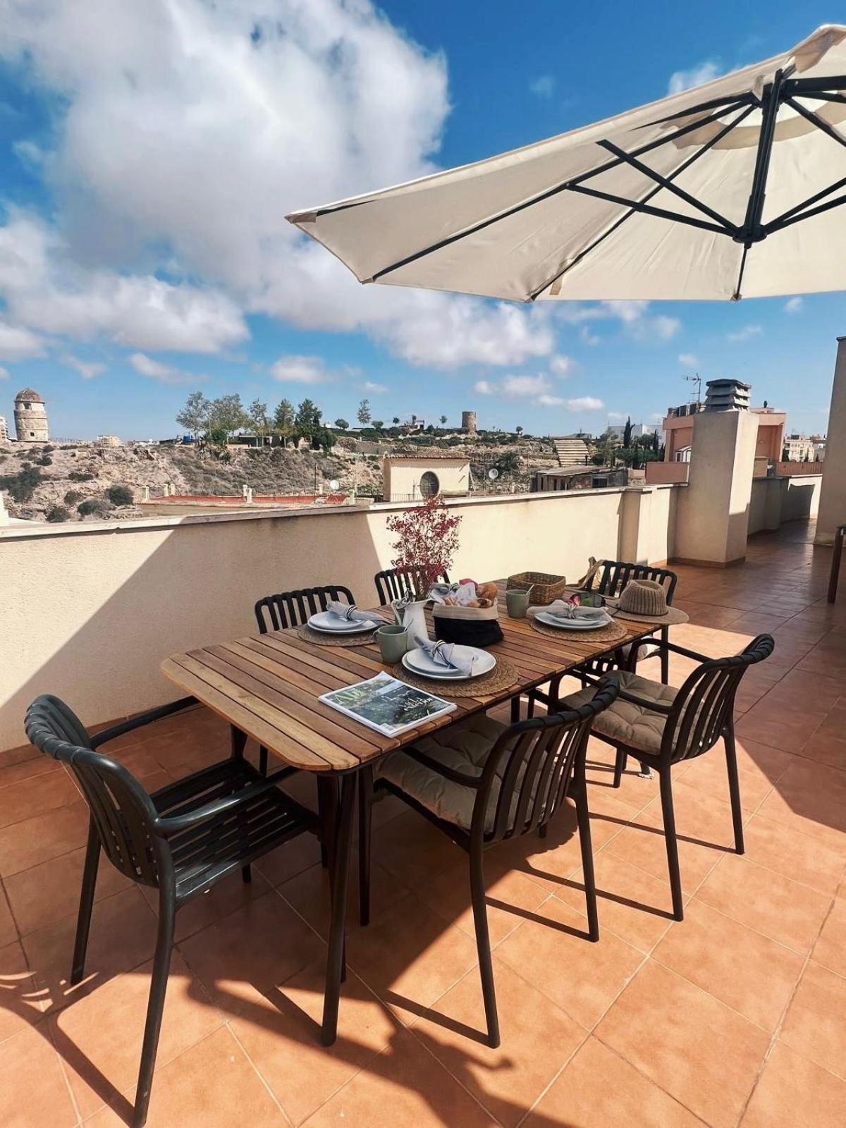 카르타헤나 Casa Jara- With A Private Terrace 360 Views In Old Town - Free Parking 아파트 외부 사진